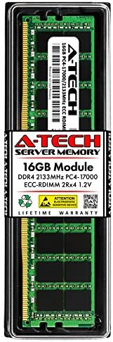 החלפת זיכרון RAM של A-Tech 16GB לסמסונג M393A2G40DB0-CPB | DDR4 2133MHz PC4-17000 2RX4 1.2V ECC